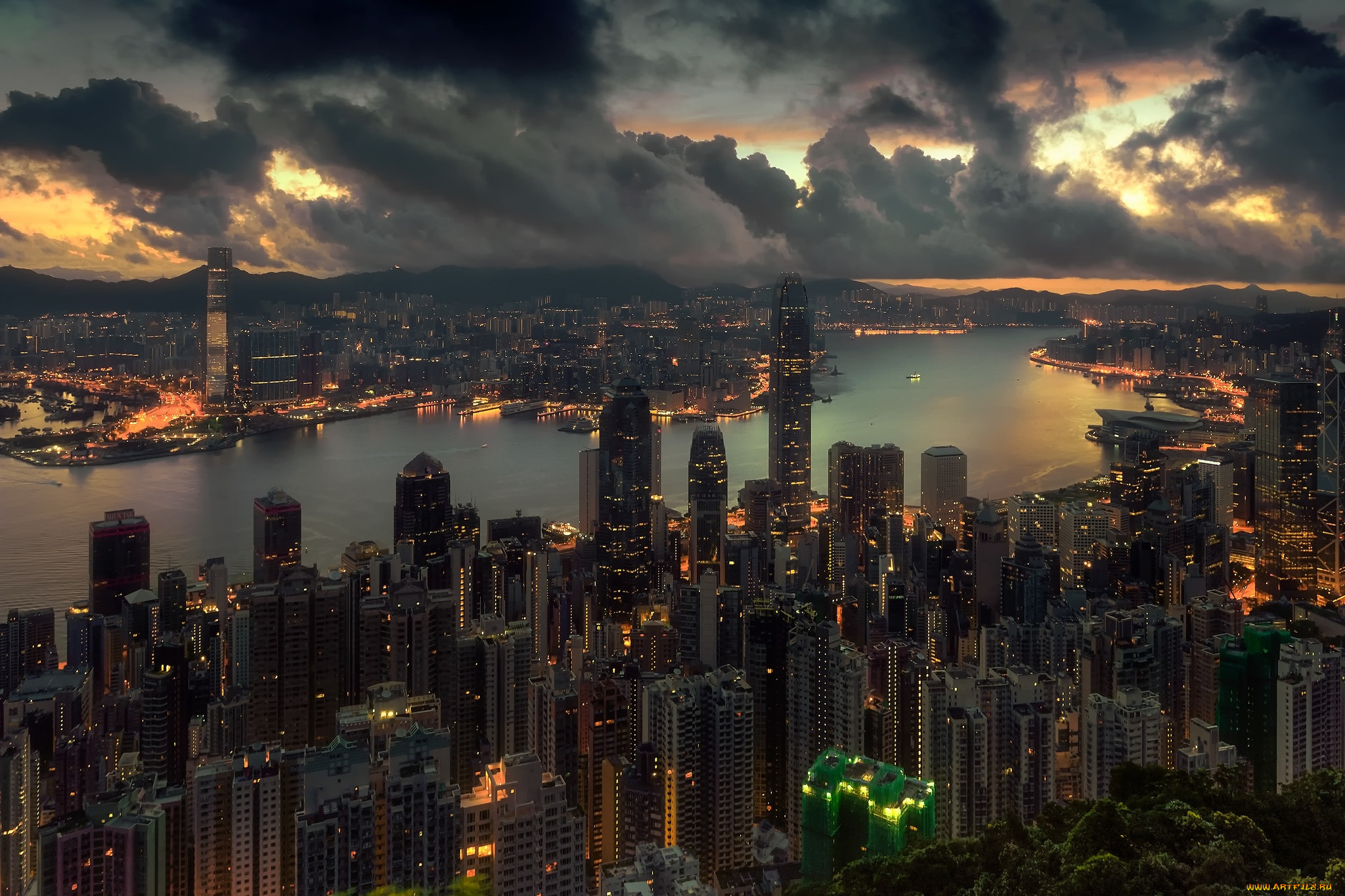Ночной Гонг Конг 4к